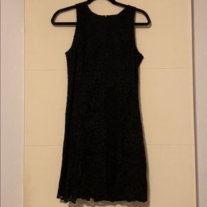 Like New Ann Taylor black lace shift dress, 6P